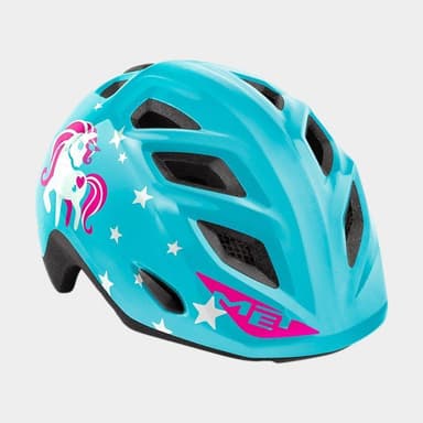 Met Genio Blue Unicorn/Glossy, Cykelhjälm Blå Onesize