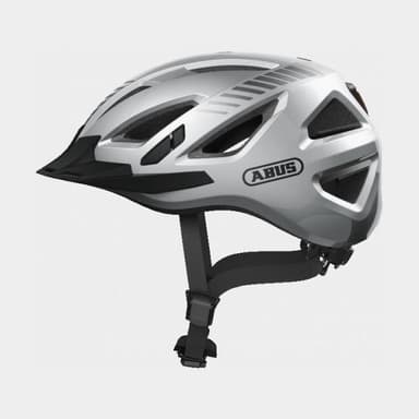 Abus Urban-I 3.0 Signal Silver, Cykelhjälm Silver S