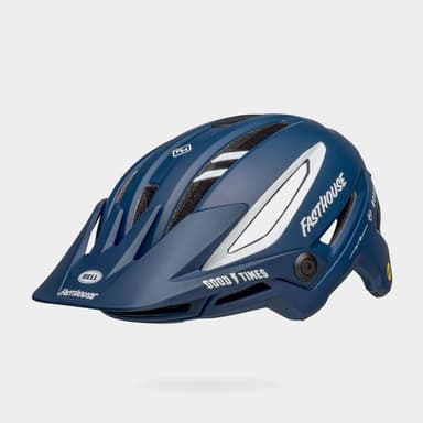 Bell Sixer MIPS Matte/Gloss Blue/White Fasthouse, Cykelhjälm Blå S