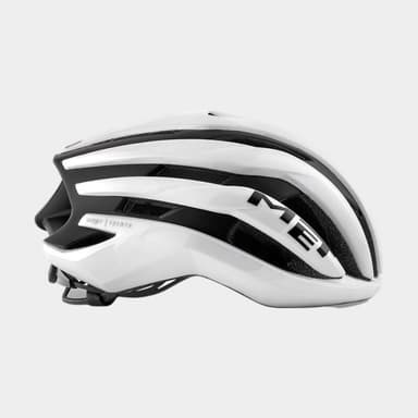 Met Trenta MIPS White Black/Matt Glossy, Cykelhjälm Vit S