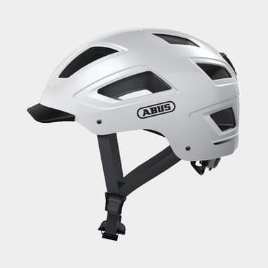 Abus Hyban 2.0 Polar White, Cykelhjälm Vit Large