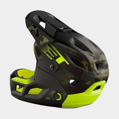Met Parachute MCR MIPS Camo Lime Green/Matt Glossy, Cykelhjälm Grön M