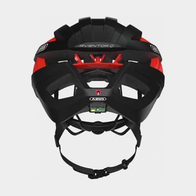 Abus Aventor QUIN Velvet Black, Cykelhjälm Röd Large