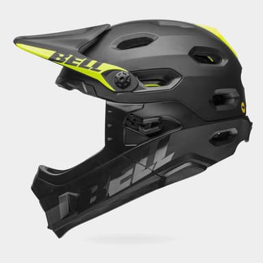 Bell Super DH Spherical MIPS Matte/Gloss Black, Cykelhjälm Svart S