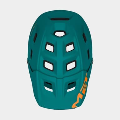 Met Terranova Alpine Green Orange/Matt Glossy, Cykelhjälm Grön S