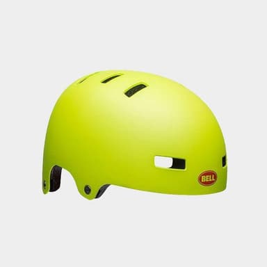 Bell Span Matte Bright Green, Cykelhjälm Gul XS