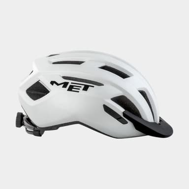 Met Allroad White/Matt, Cykelhjälm Vit S