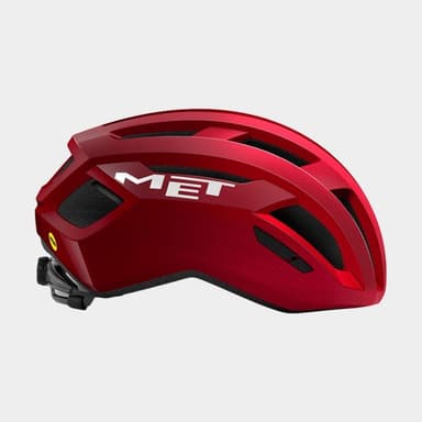Met Vinci MIPS Red Metallic/Glossy, Cykelhjälm Röd S