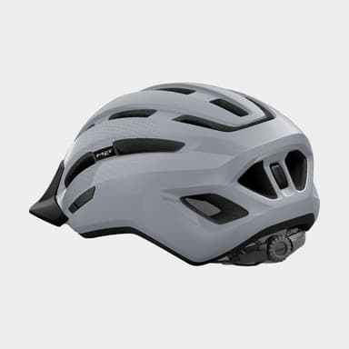 Met Downtown MIPS Grey/Glossy, Cykelhjälm Grå M