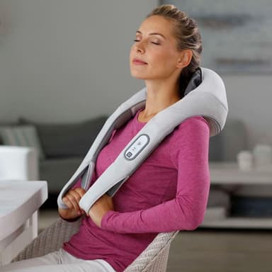 vidaXL Nackmassage shiatsu NM 860 grå