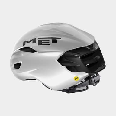 Met Manta MIPS White Holographic/Glossy, Cykelhjälm Vit S