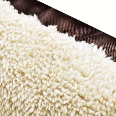 vidaXL Hundbädd brun och beige XXL