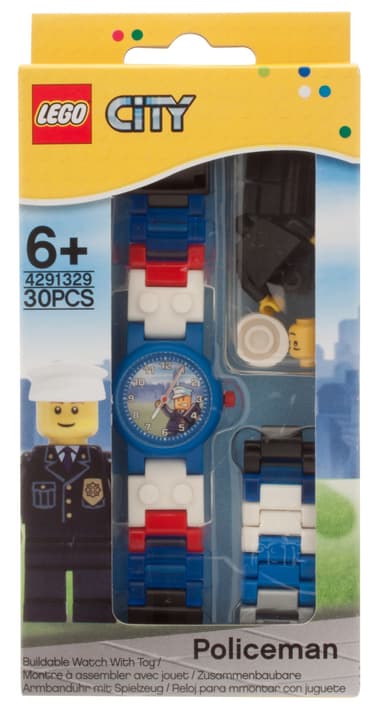 LEGO City Policeman Kids Barnklocka