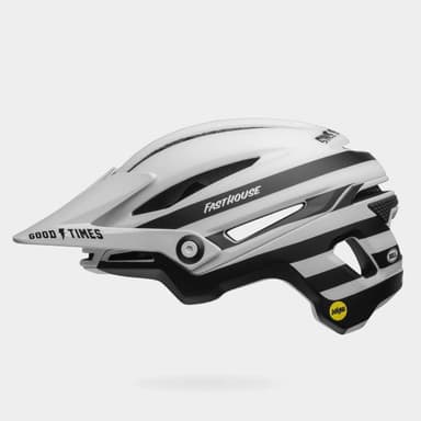 Bell Sixer MIPS Matte White/Black FastHouse, Cykelhjälm Vit S