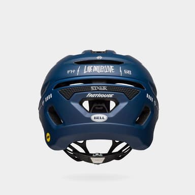 Bell Sixer MIPS Matte/Gloss Blue/White Fasthouse, Cykelhjälm Blå S