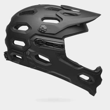 Bell Super 3R MIPS Matte Black/Grey, Cykelhjälm Svart S