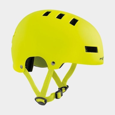 Met Yo-Yo Safety Yellow/Matt, Cykelhjälm Gul M - Elgiganten