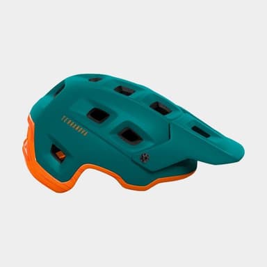 Met Terranova Alpine Green Orange/Matt Glossy, Cykelhjälm Grön S