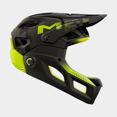 Met Parachute MCR MIPS Camo Lime Green/Matt Glossy, Cykelhjälm Grön M