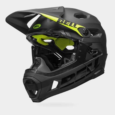 Bell Super DH Spherical MIPS Matte/Gloss Black, Cykelhjälm Svart S