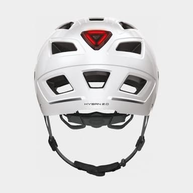 Abus Hyban 2.0 Polar White, Cykelhjälm Vit Large