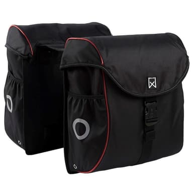 vidaXL Cykelväska 38 L svart och röd