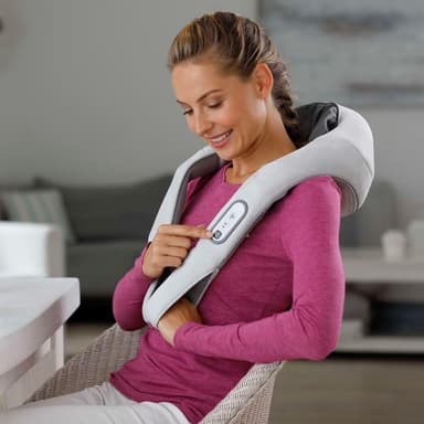 vidaXL Nackmassage shiatsu NM 860 grå