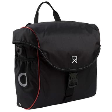 vidaXL Cykelväska 19 L svart och röd