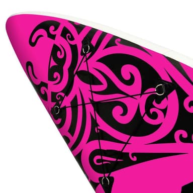 vidaXL SUP-bräda uppblåsbar 320x76x15 cm rosa
