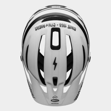 Bell Sixer MIPS Matte White/Black FastHouse, Cykelhjälm Vit S