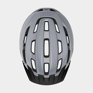 Met Downtown MIPS Grey/Glossy, Cykelhjälm Grå M
