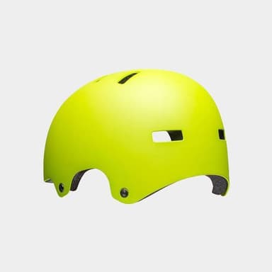 Bell Span Matte Bright Green, Cykelhjälm Gul XS