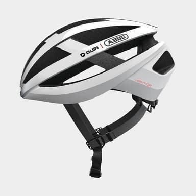 Abus Viantor QUIN Polar White, Cykelhjälm Vit Large