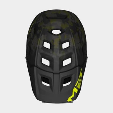 Met Terranova MIPS Camo Lime Green/Matt, Cykelhjälm Svart Large