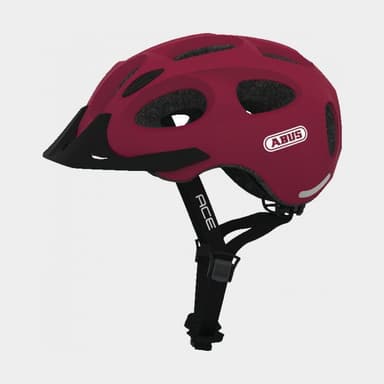 Abus Youn-I ACE Cherry Red, Cykelhjälm Röd Large