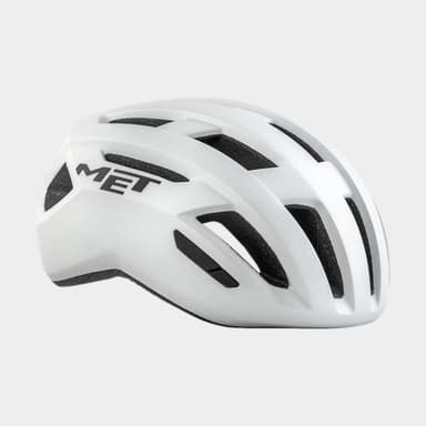 Met Allroad White/Matt, Cykelhjälm Vit S
