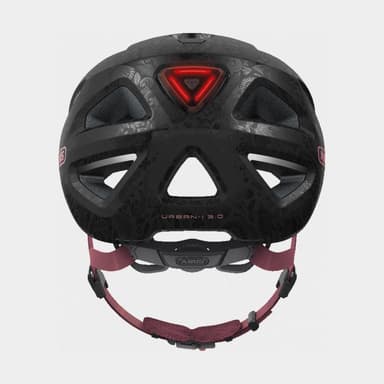 Abus Urban-I 3.0 Flower Art, Cykelhjälm Svart M