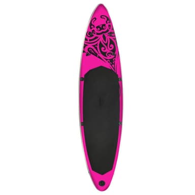 vidaXL SUP-bräda uppblåsbar 320x76x15 cm rosa