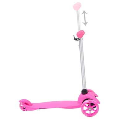 vidaXL Sparkcykel för barn 3 hjul med justerbart aluminiumstyre