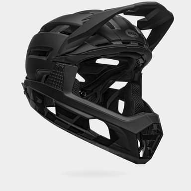 Bell Super Air R MIPS Matte/Gloss Black, Cykelhjälm Svart S