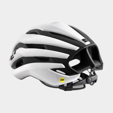 Met Trenta MIPS White Black/Matt Glossy, Cykelhjälm Vit Large