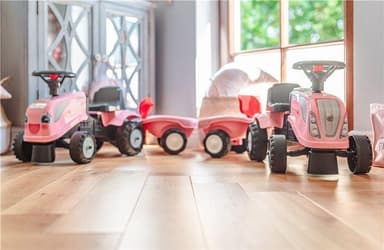 Falk Traktor m. trailer, kratta och skyffel Baby girl New Holland