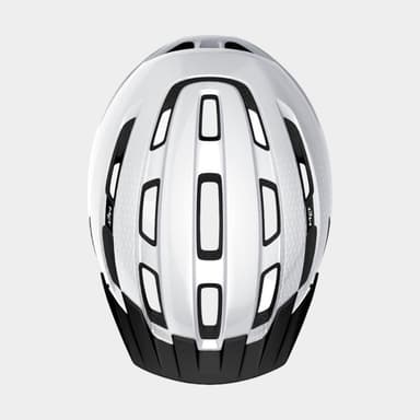 Met Downtown MIPS White/Glossy, Cykelhjälm Vit M