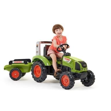 Falk Traktor med vagn Claas