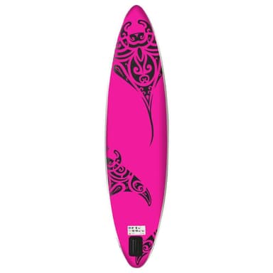 vidaXL SUP-bräda uppblåsbar 320x76x15 cm rosa