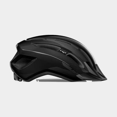 Met Downtown Black/Glossy, Cykelhjälm Svart M