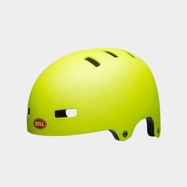 Bell Span Matte Bright Green, Cykelhjälm Gul XS
