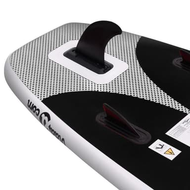 vidaXL Upplåsbar SUP-bräda set svart 330x76x10cm