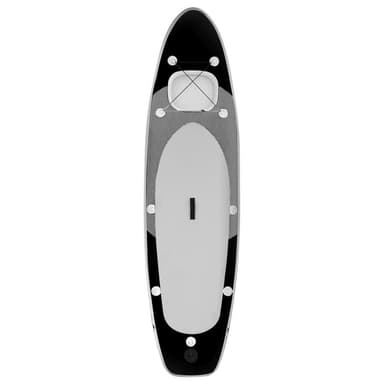 vidaXL Upplåsbar SUP-bräda set svart 330x76x10cm