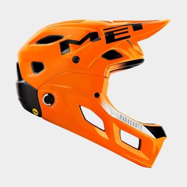 Met Parachute MCR MIPS Orange Black/Glossy, Cykelhjälm Orange M